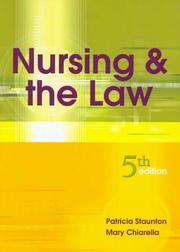 Cover of: Nursing and the Law