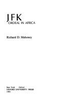 Cover of: JFK: Ordeal in Africa