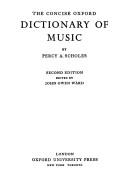 The concise Oxford dictionary of music