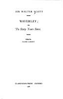 Cover of: Waverley by Sir Walter Scott