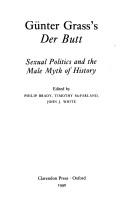 Gunter Grass's Der Butt : sexual politics and the male myth of history