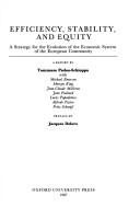 Efficiency, stability, and equity : a strategy for the evolution of the economic system of the European Community : a report