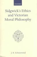 Sidgwick's ethics and Victorian moral philosophy