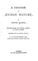 A treatise of human nature