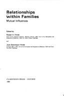 Relationships within families : mutual influences