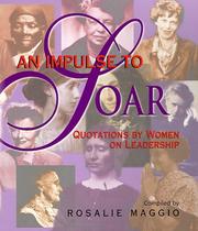 Cover of: An impulse to soar: quotations for women on leadership