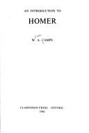 Cover of: An introduction to Homer