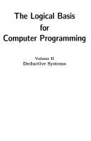 Cover of: The logical basis for computer programming