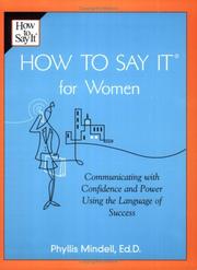 Cover of: How to say it for women