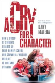 Cover of: A Cry for Character