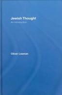 Cover of: Jewish Thought: An Introduction