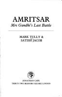 Cover of: Amritsar by Mark Tully