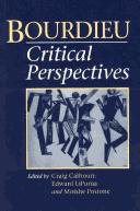 Cover of: Bourdieu: critical perspectives