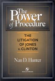 The power of procedure by Nan D. Hunter