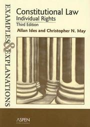 Constitutional law--individual rights by Allan Ides
