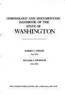 Cover of: Chronology and documentary handbook of the State of Washington