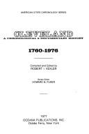 Cover of: Cleveland: A Chronological and Documentary History, 1760-1976 (American Cities Chronology Series)