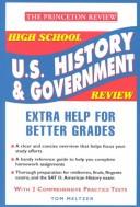 Cover of: High school U.S. history & government review
