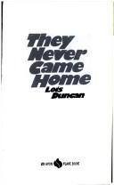 Cover of: They Never Came Home