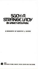 Such a strange lady by Janet Hitchman