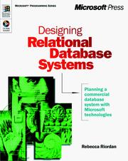 Cover of: Designing Relational Database Systems (Dv-Mps Designing)