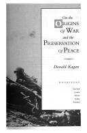 Cover of: On the origins of war and the preservation of peace