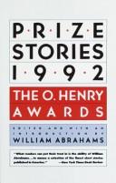Cover of: PRIZE STORIES 1992 (Prize Stories)
