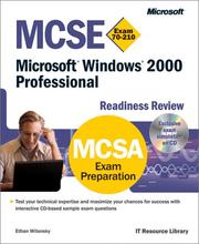 Cover of: MCSE Microsoft Windows 2000 Professional Readiness Review, Exam 70-210