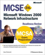 Cover of: MCSE Microsoft(r) Windows(r) 2000 Network Infrastructure Readiness Review; Exam 70-216
