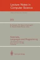 Cover of: Automata, Languages and Programming: Fifth Colloquium, Udine, Italy, July 17-21, 1978 (Lecture Notes in Economics and Mathematical Systems)