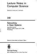 Cover of: Networking in open systems: international seminar, Oberlech, Austria, August 18-22, 1986 : proceedings