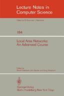 Local area networks by David Hutchison