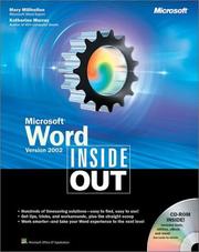 Cover of: Microsoft Word version 2002 inside out