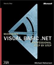 Cover of: Microsoft Visual Basic.Net step by step by Michael Halvorson