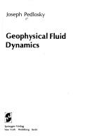 Geophysical fluid dynamics by Joseph Pedlosky