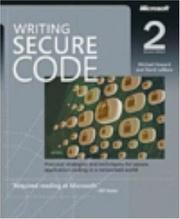 Cover of: Writing Secure Code, Second Edition