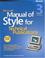 Cover of: Microsoft Manual of Style for Technical Publications Third Edition
