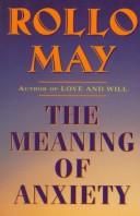 Cover of: The meaning of anxiety