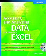 Cover of: Accessing and Analyzing Data with Microsoft  Excel (Bpg-Other)