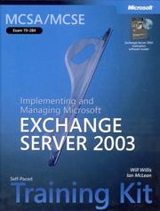 Cover of: MCSA/MCSE Self-Paced Training Kit (Exam 70-284) | Will Willis