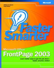 Cover of: Faster Smarter Microsoft  Office FrontPage  2003 (Faster Smarter)