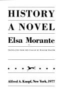 Cover of: History by Elsa Morante