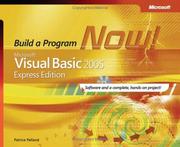 Cover of: Microsoft  Visual Basic  2005 Express Edition by Patrice Pelland
