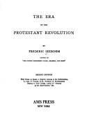 Cover of: The Era of the Protestant Revolution. by Frederic Seebohm
