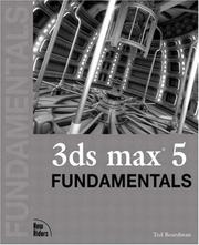 Cover of: 3ds max 5 fundamentals by Ted Boardman