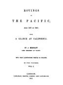 Cover of: Rovings in the Pacific, from 1837 to 1849: with a glance at California