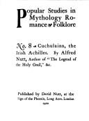Cover of: Cuchulainn, the Irish Achilles.