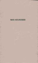 Cover of: War neuroses