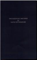 Cover of: The scientific writings of David Rittenhouse