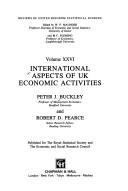 Cover of: International aspects of UK economic activities